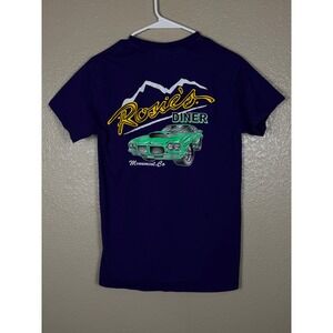 Rosie's Diner Monument CO Purple Graphic T-Shirt Men's Small